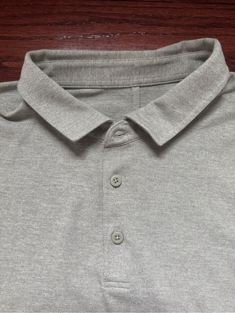 lululemon athletica Men's Polo Shirt in Light Taupe - Picture 5 of 7